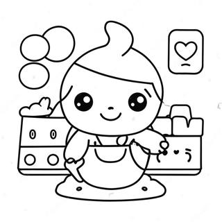 Sarmantni Kawaii Barista Bojanka 123174-57541