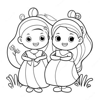 Mali Čarobnjaci Lavanda Stranice za bojenje