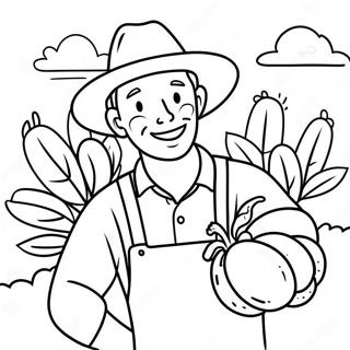 Srecan Farmer Sa Povrcem Bojanka 12364-463