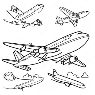 Kartonasti Avion 747 Bojanka 124177 58419