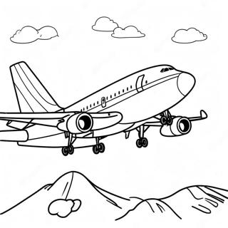 Kartonasti Avion 747 Bojanka 124177 58420