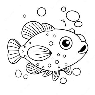 Srecna Riba Puffer Sa Mehuricima Bojanka 124201-58431