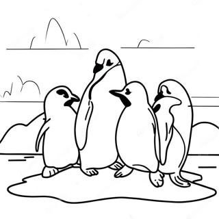 Razigrani Pingvini Na Ledu Bojanka 12463-1237