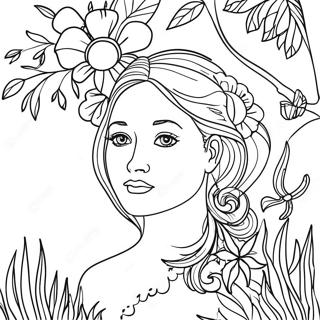 Stranica Za Bojanje Poezije Inspirisane Prirodom 124974 59029