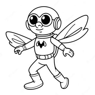 Leti Tip U Kostimu Superheroja Bojanka Бојанке