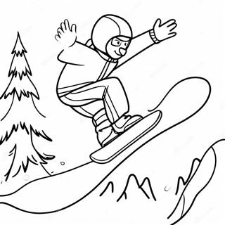 Snowboarding Trikovi I Akrobacije Bojanka 125310-59296