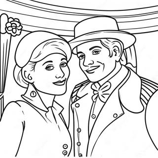 Šarmantni Pozorišni Glumci Stranica Za Bojanje Бојанке