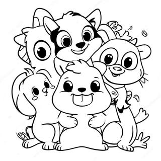 Bojanka Smesnih Zivotinja Iz Crtanih Filmova 90 Ih 125697 59594