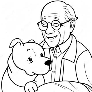 Bojanka Briznog Dede Sa Psom 126266-60039