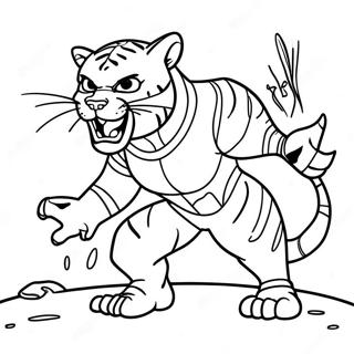 Bojanka Zveri Decka Koji Se Pretvara U Tigra 126341 60092