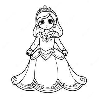 Zelda Princeza U Prelepoj Haljini Bojanka 12635-1906
