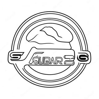 Subaru Logo Za Bojanku 126985-60582