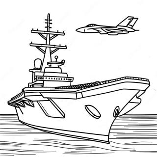 Bojanka Nosaca Aviona Sa Avionima 127195-60757