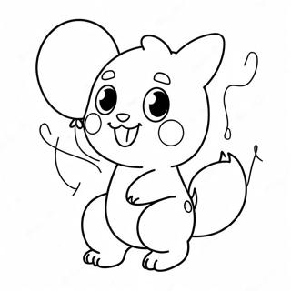 Smesni Baby Pokemon Sa Balonima Za Bojanje 127297-60834