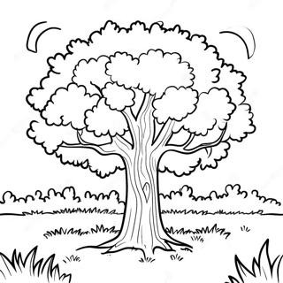 Velika Jabuka Na Suncanom Polju Za Bojanje 127476 60969