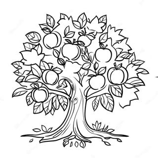 Jabuka Sa Sarenim Liscem Za Bojanje 127477 60973