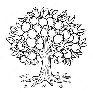 Jabuka Sa Sarenim Liscem Za Bojanje 127477 60974