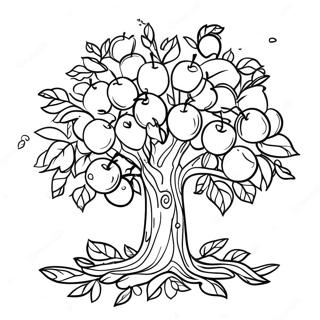 Jabuka Sa Sarenim Liscem Za Bojanje 127477 60976