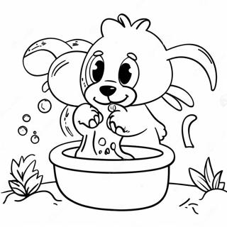 Slatke Zivotinje Koje Peru Ruke Za Bojenje 128276-61727