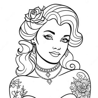 Bojanka Tatuirana Belle Sa Hrabroscu 128454-61859