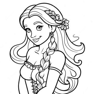 Vibrant Tatuirana Rapunzel Bojanka 128455-61862