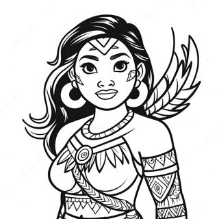 Sarena Tatuirana Moana Bojanka 128456-61865