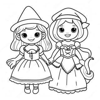 Sarmantne Kostime Za Noc Vestica Bojanka 128611-61977