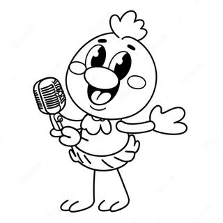 Igracka Chica Peva Za Bojanje 128664-62021