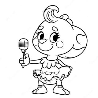 Igracka Chica Peva Za Bojanje 128664-62022