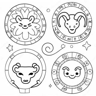 Bojanka Zodijackih Simbola 128843-62154