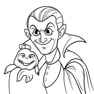 Prijateljski Drakula Sa Bundevom Bojanka 129099-62358