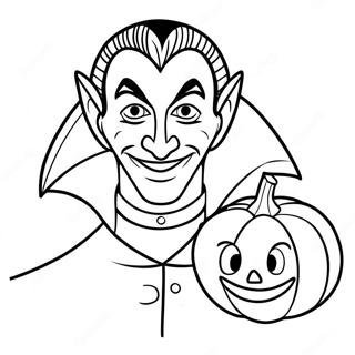 Prijateljski Drakula Sa Bundevom Bojanka 129099-62360