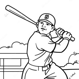 Mike Trout Sa Palicom Bojanka 129302-62515