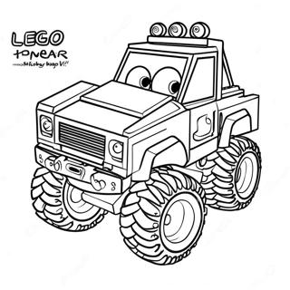 Lego Monster Truck Stranica Za Bojanje 131129-63937