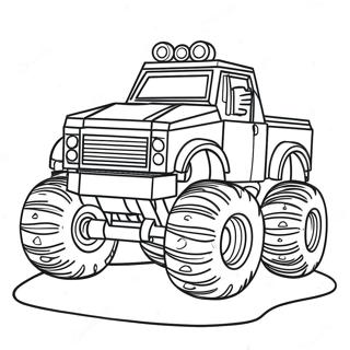 Lego Monster Truck Stranica Za Bojanje 131129-63939