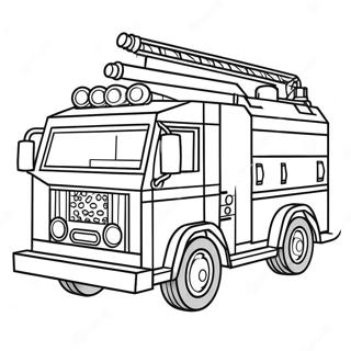Cool Lego Vatrogasni Kamion Stranica Za Bojanje 131130 63941