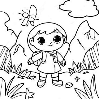 Avanturisticka Bojanka Sa Starijom Sestrom Koja Istrazuje Prirodu 131307 64075