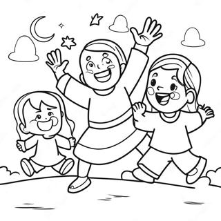 Vesela Deca Se Igraju Sa Isusom Bojanka 131333 64096