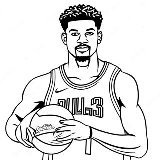 Dzimi Batler Sa Kosarkaskom Loptom Bojanka 131360 64118