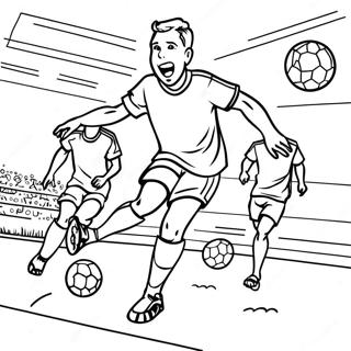 Uzbudljiva Fudbalska Utakmica Bojanka 13147-2873