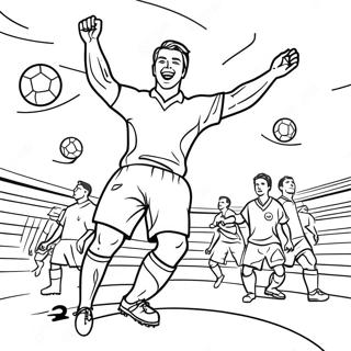 Uzbudljiva Fudbalska Utakmica Bojanka 13147-2875