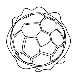 Fudbalska Lopta U Vazduhu Bojanka 13148-2878