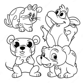 Hipster Dizni Za Odrasle Stranice za bojenje