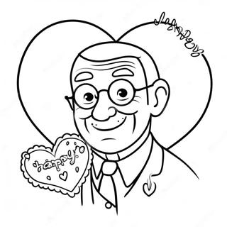 Srecan Dan Oceva Deko Sa Stranicom Za Bojanje Srca 132311 64863