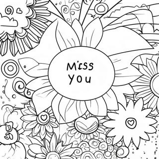 Sarena Nedostajes Mi Stranica Za Bojanje 132644-65118