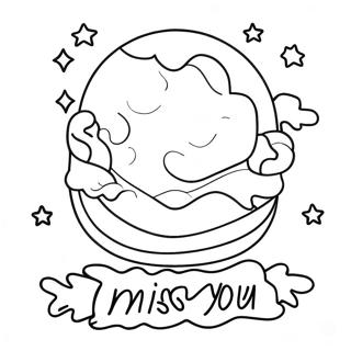 Sarena Nedostajes Mi Stranica Za Bojanje 132644-65119