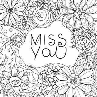 Sarena Nedostajes Mi Stranica Za Bojanje 132644-65120