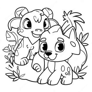 Scena Iz Dzungle Animal Jam Bojanka 132902-65321