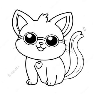 Slatki Bananin Macak Sa Naocarima Za Bojanku 133106-65470