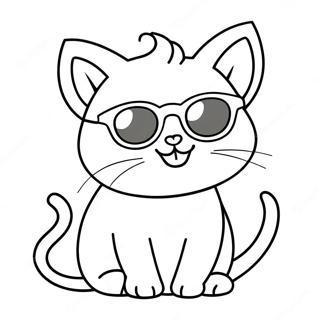 Slatki Bananin Macak Sa Naocarima Za Bojanku 133106-65471